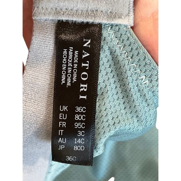 Natori Recharge Bra in Ocean Green Women's Size 36C Style: 7543241 Convertible - Picture 6 of 9